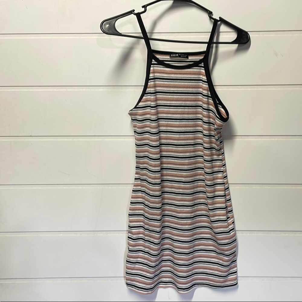 Striped Sleeveless Dress